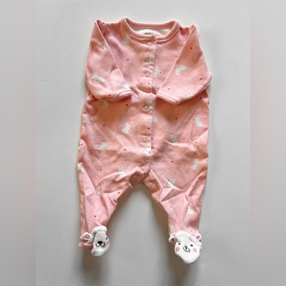 Carter's Assorted Pink Footies Set - 0/3 Months