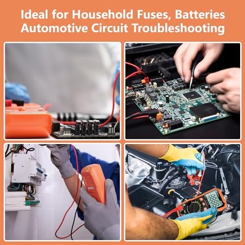 Digital Multimeter Voltmeter Tester with NCV, LCD for AC/DC 6000 Counts