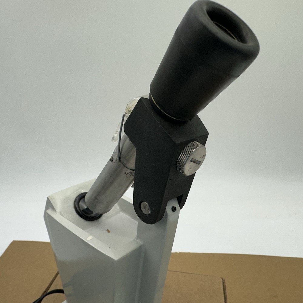 Vintage AO American Optical 10406 Table Stand Refractometer Working