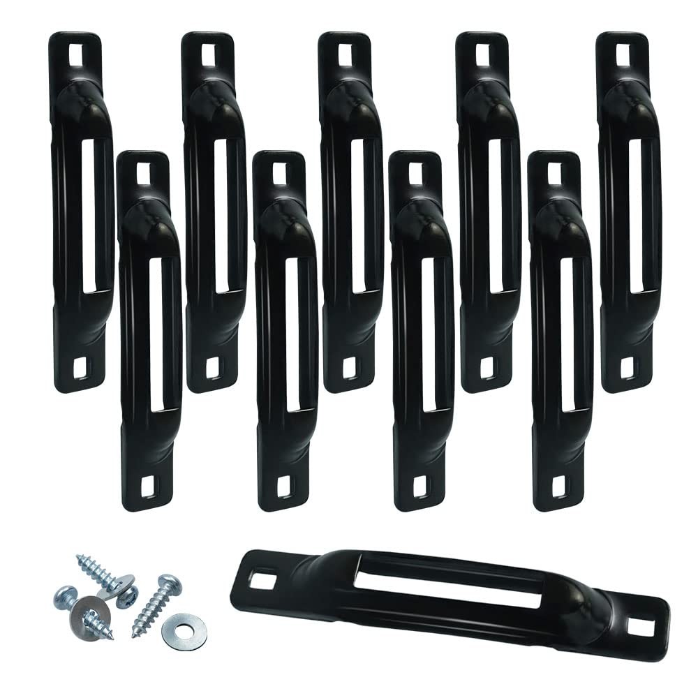 10 PCS E-Track Single Slot Tie Downs E-Track Single Strap Tie Down Anchors
