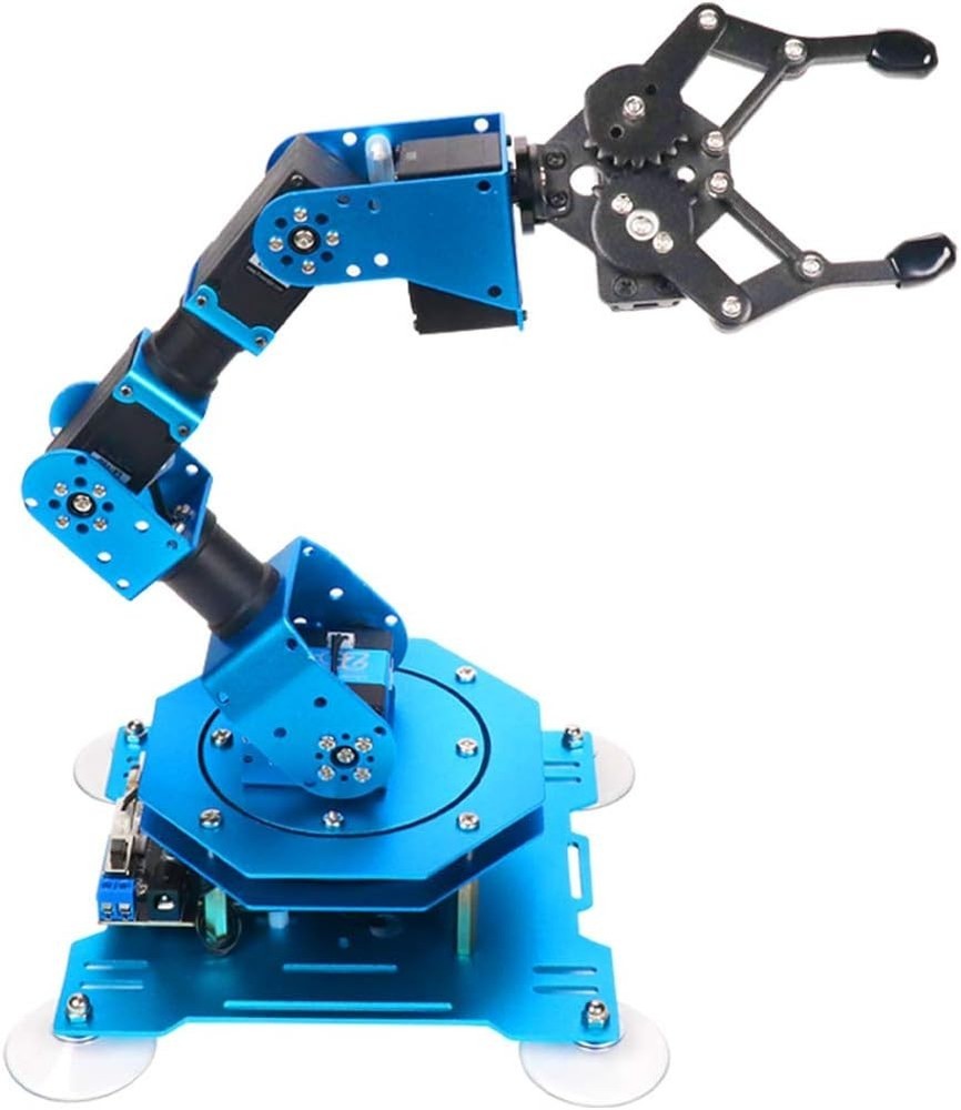 Interactive 6-Axis Robotic Arm for STEM Learning, Remote-Control and Programming