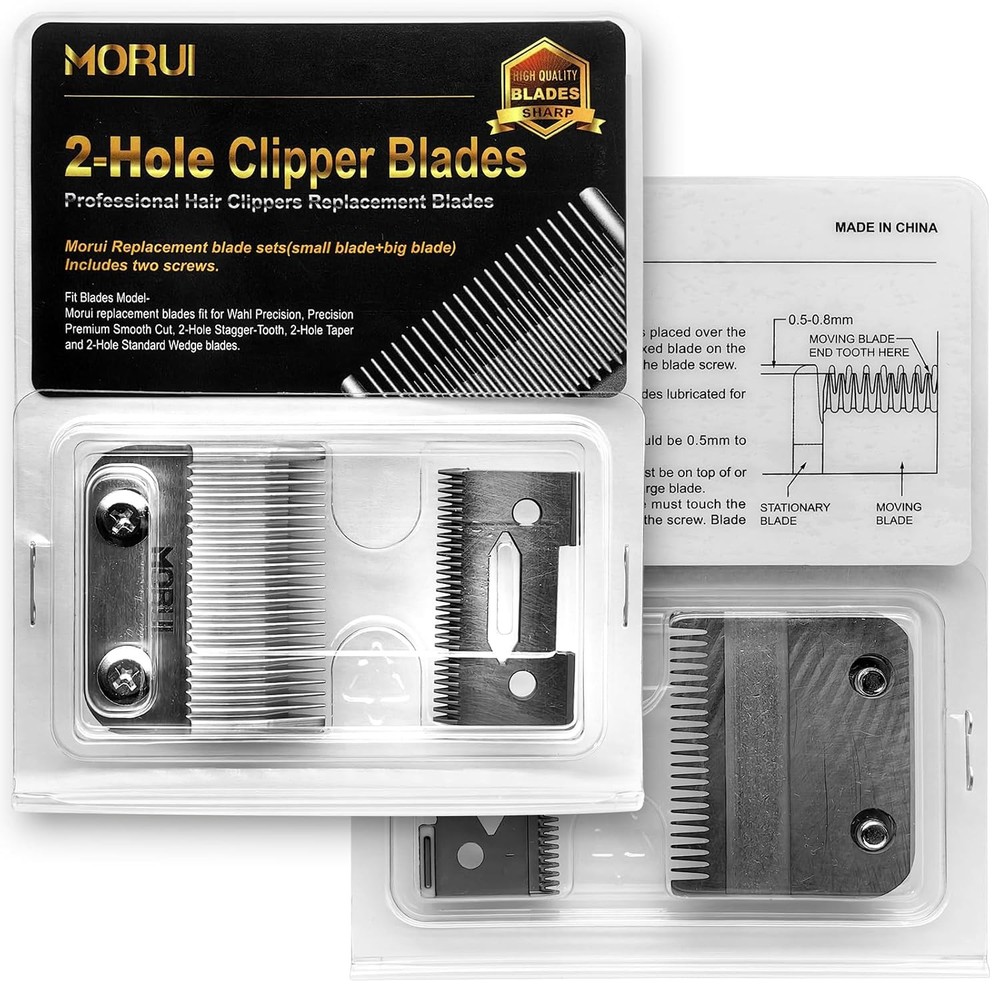 Professional Replacement Clipper Blade Precision 2 Holes Adjustable Standard...