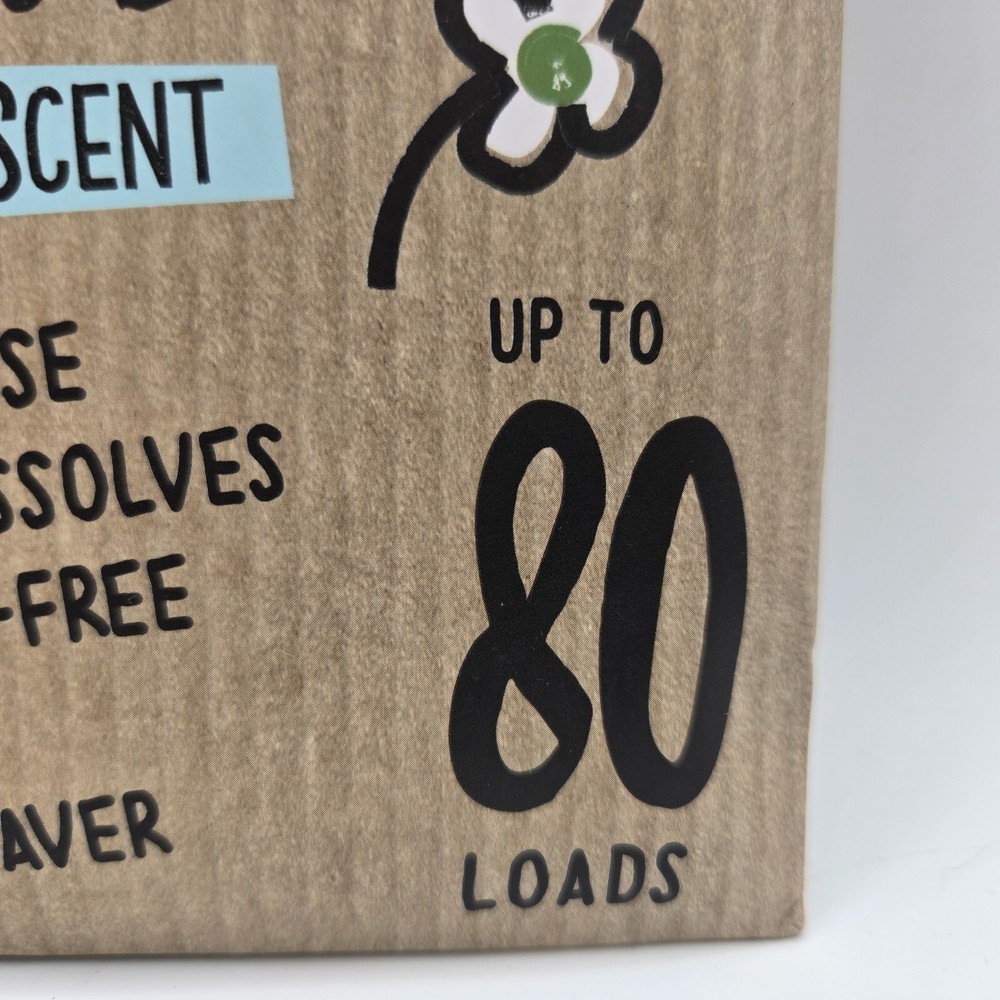 Eco Laundry Detergent Sheets - 80 Loads Laundry Sheets Detergent - Fresh Linen