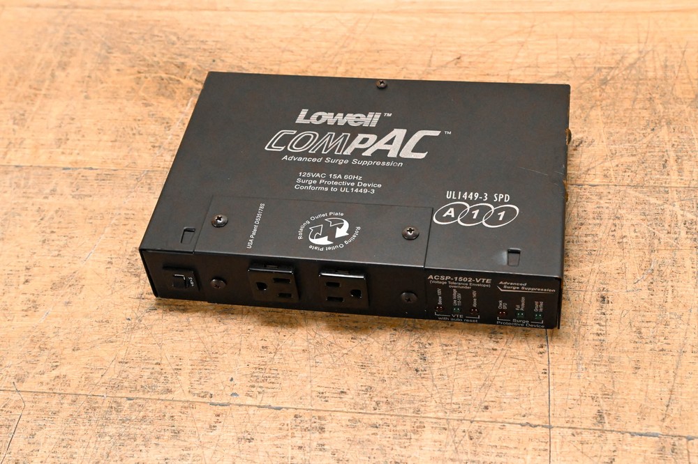 Lowell ACSP-1502-RPC Advanced Multi-Stage Surge Suppressor CG01MSK