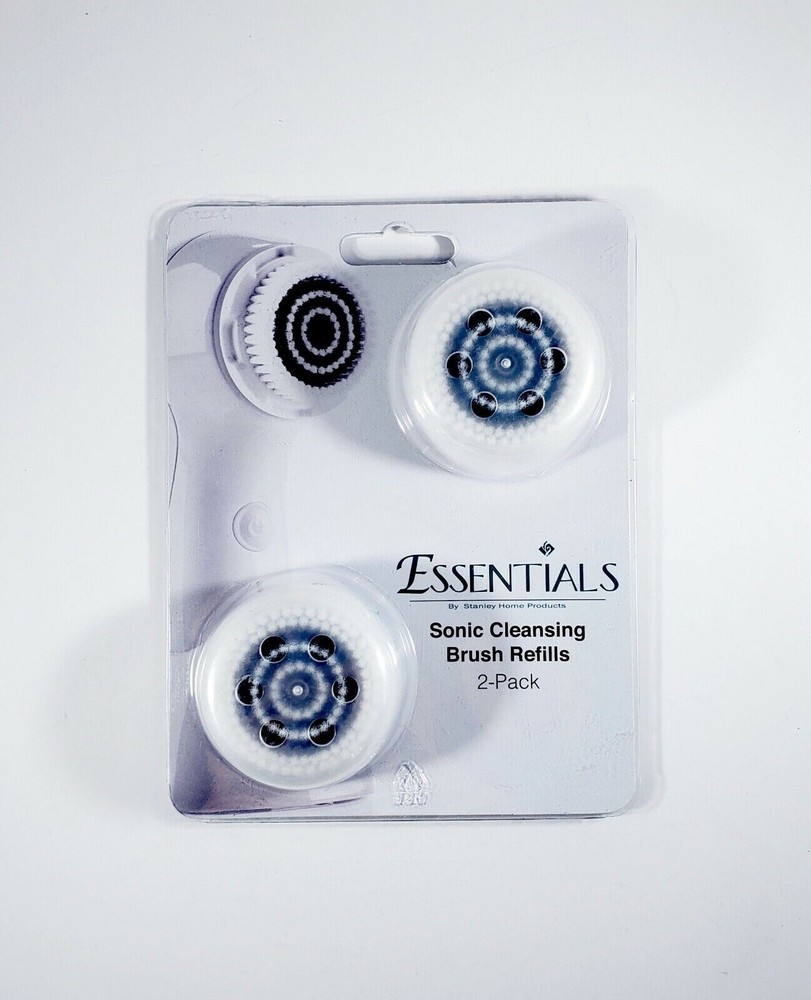 Essentials Sonic Cleansing Brush Refills 2 Pack Tynex Bristles