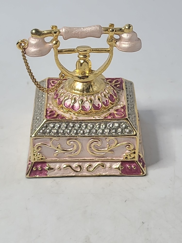 Elgin collectible mini clock Telephone