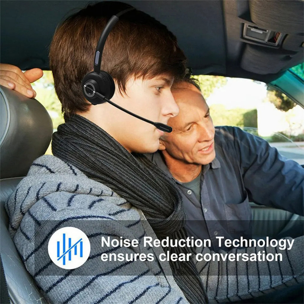 Wireless Headset With Microphone Bluetooth Headphone for Office Call Center Hand