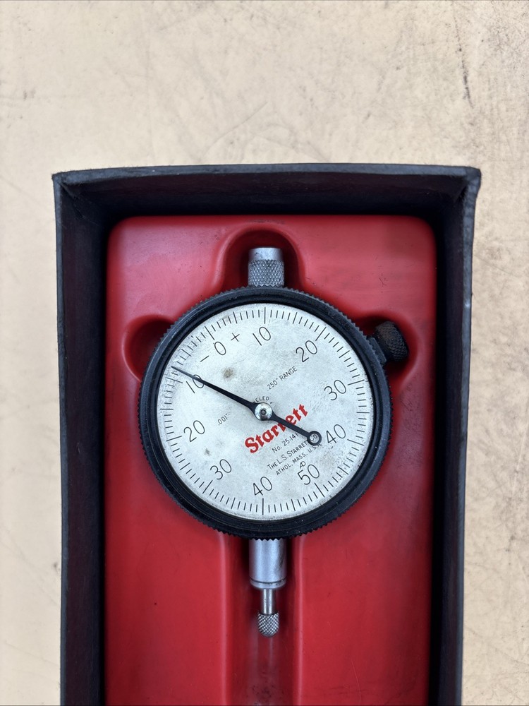 STARRETT No 25-141- S Dial Indicator .500" range