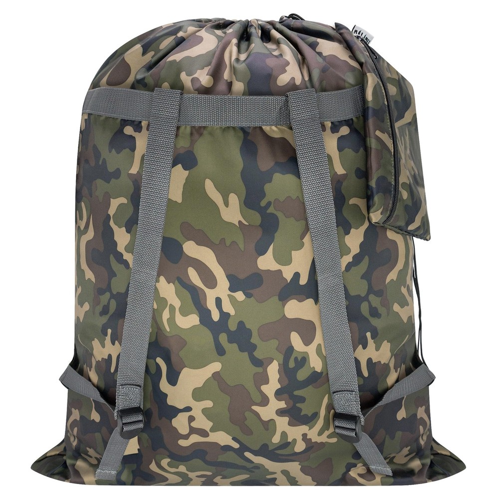 Laundry Bag Backpack 27"x 34" Sturdy Laundry Bag With Shoulder Straps Drawstring