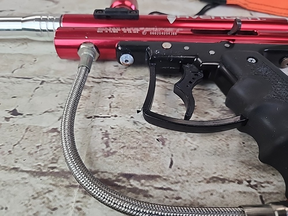 Brass Eagle Avenger 3 Paintball Marker Gun Red (Untested)