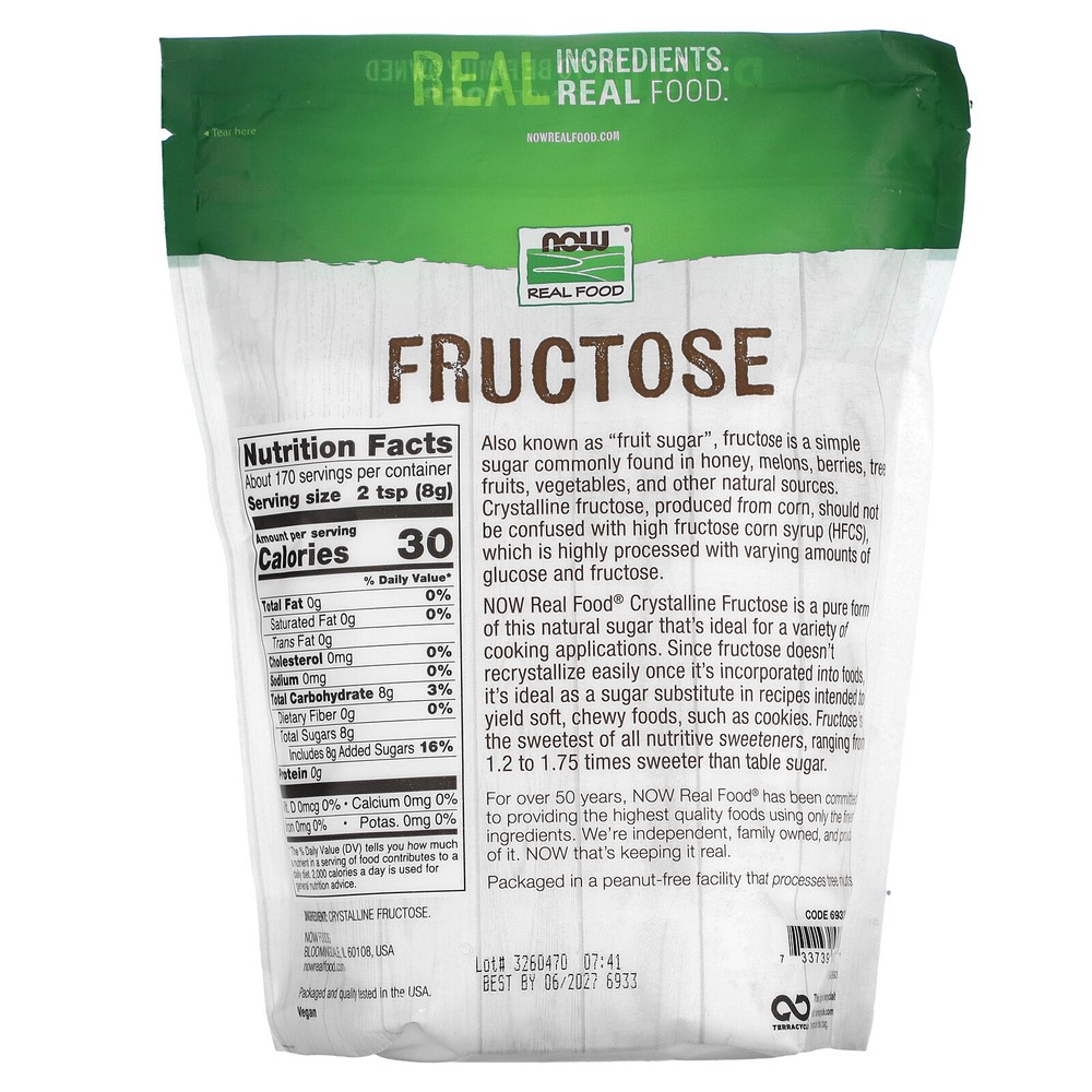 Fructose Sweetener, 3 lbs (1,361 g)