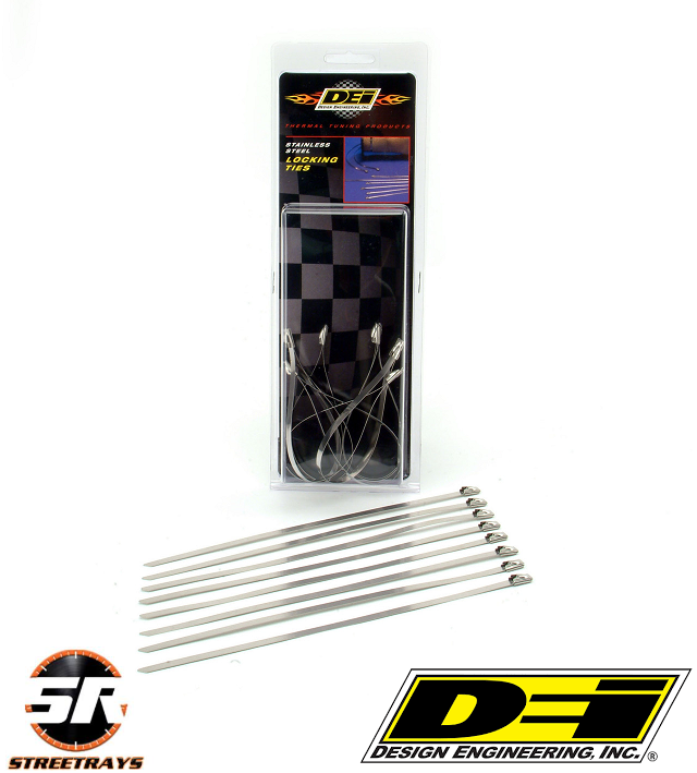 DEI Locking Ties 10201 Fits up to 2” O.D - 8 Pack