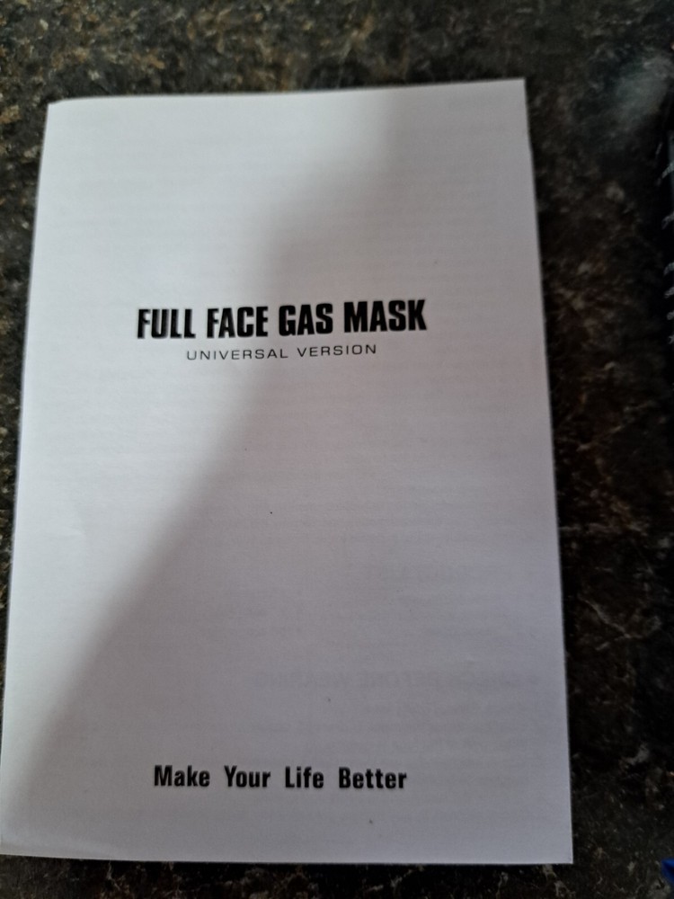 Large Gas Mask Full Face Respirator Universal Version