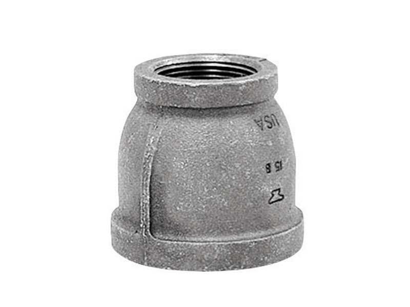 Anvil 8700135455 Galvanized Malleable Iron Reducing Coupling 1 x 1/2 in. FNPT