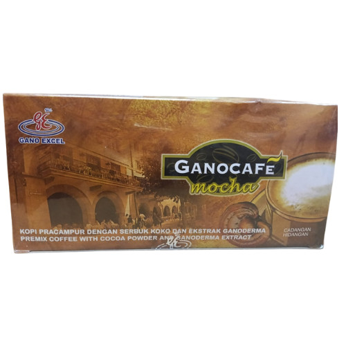 10box X 15 sachet Gano Cafe Mocha Gano Excel Ganoderma Halal - DHL EXPRESS