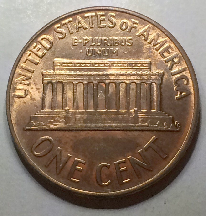 1964 Lincoln Cent Unc RB- Spike Head- Unlisted
