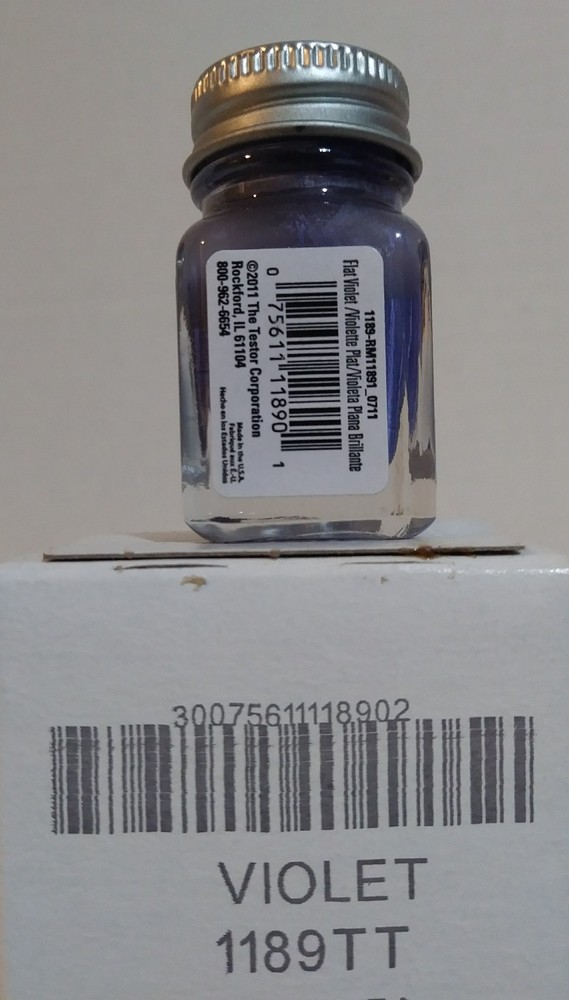 Testors Premium Paints 1189 TT, Violet.