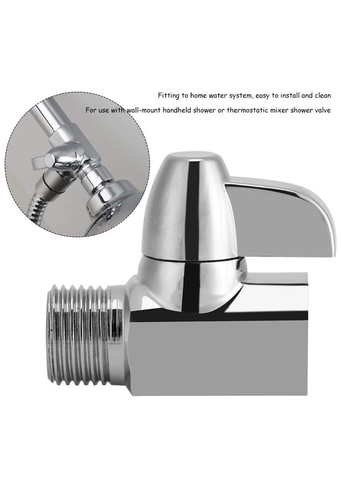 Shower Head Diverter - Switch water direction to handheld Sprayer Tadapter G1/2”