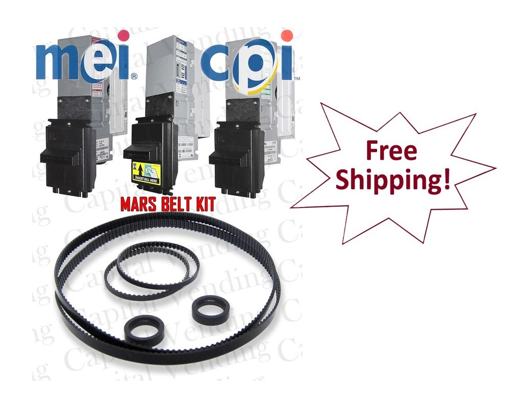 Mars MEI Series 2000 Belt Kit AE & VN Dollar Bill Validators Acceptors