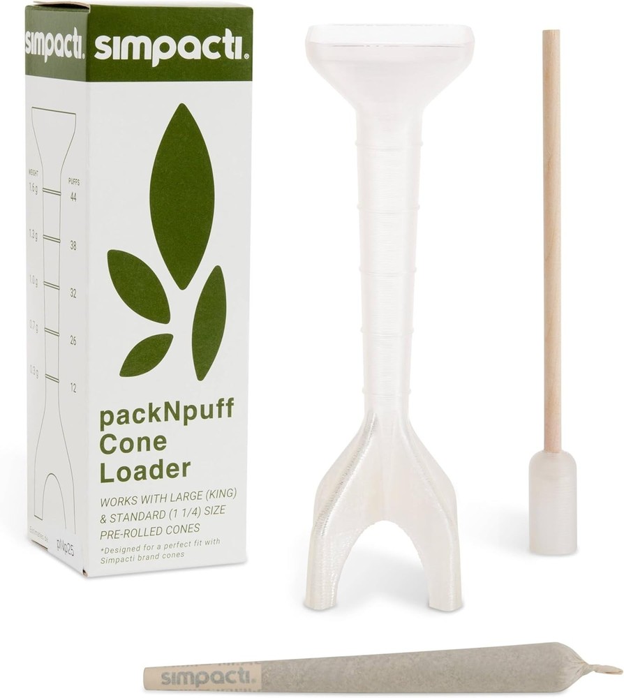 Plant-Based Pre Roll Machine with Measuring Guide - For Perfect Cones Every Time