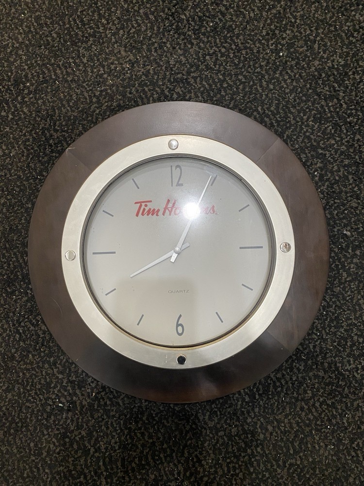 Wall Clock Tim Hortons Brand Battery Operated Doesn’t Work