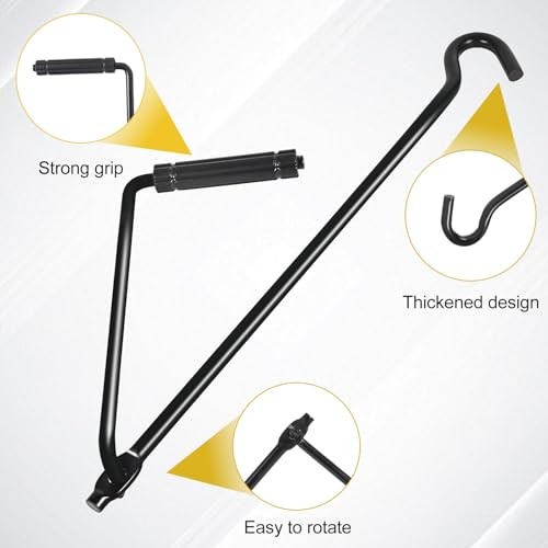 Scissor Jack Handle, 14.1 Inches Professional Jack Handle Replacement Tool,