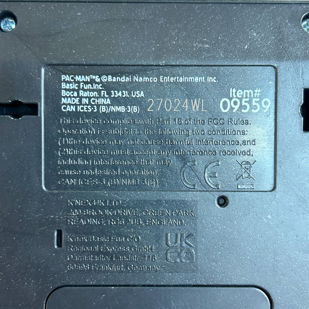 Arcade Classics, Pac-Man Color LCD Retro Mini Arcade Game Basic Tested