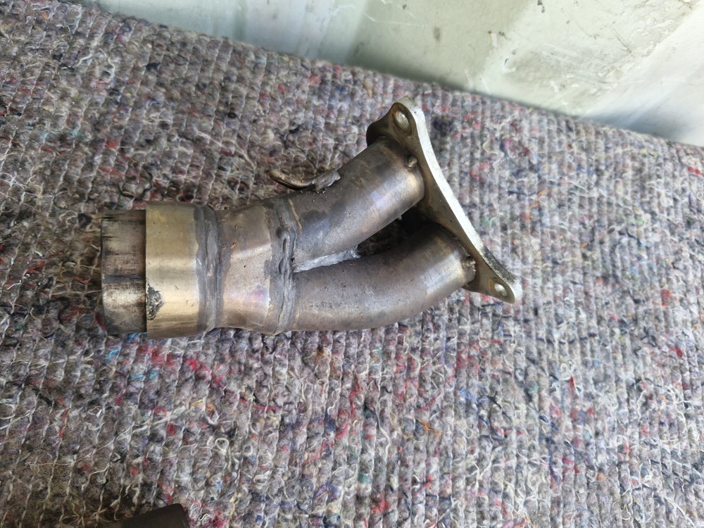 2000 DUCATI 748 EXHAUST HEADERS DOWNPIPES SYSTEM