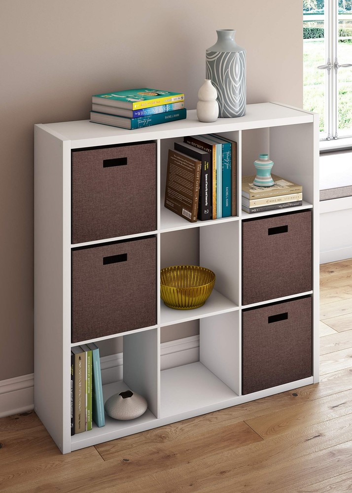 ClosetMaid 4588 White 9-Cube Open Back Storage Organizer Shelf, Decorative