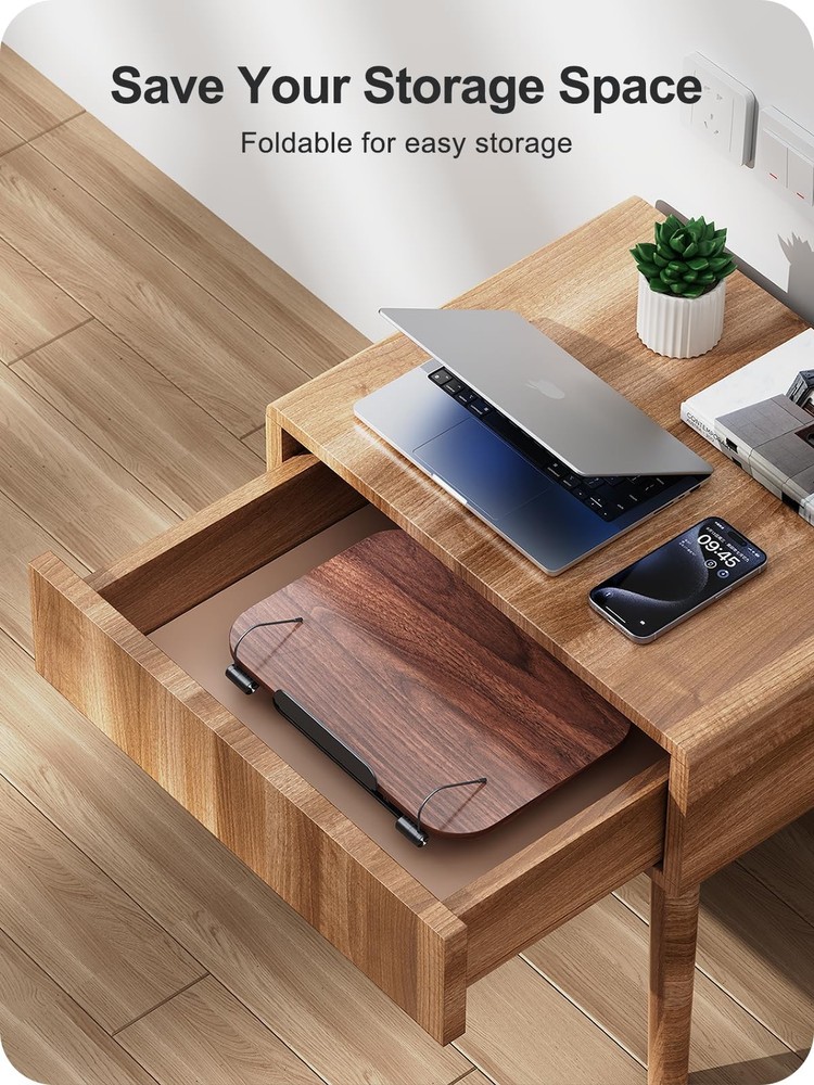 Book Stand for Reading, 360° Adjustable Book Holder, Foldable Book Holder Sta...