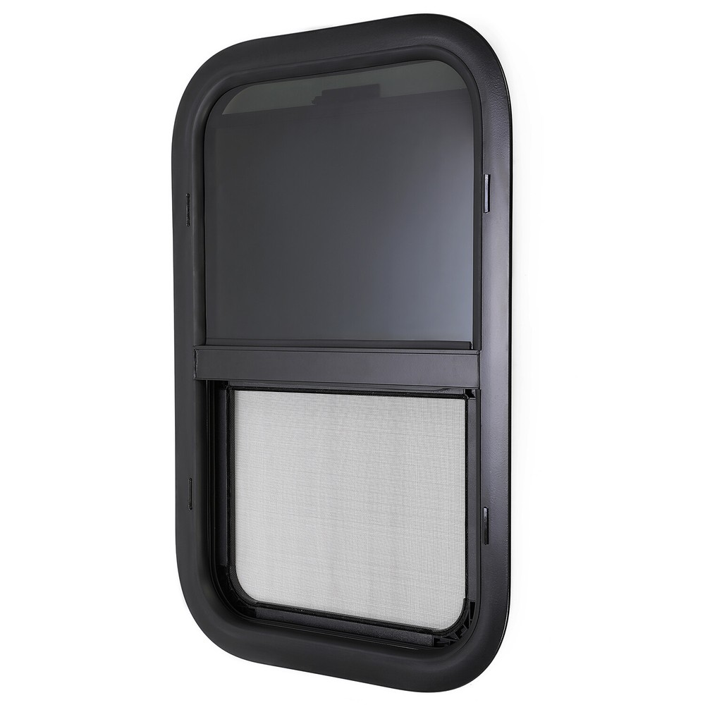 15" x 24" Vertical Slider W/ Screen RV Window For RV Trailer Camper Food Truck