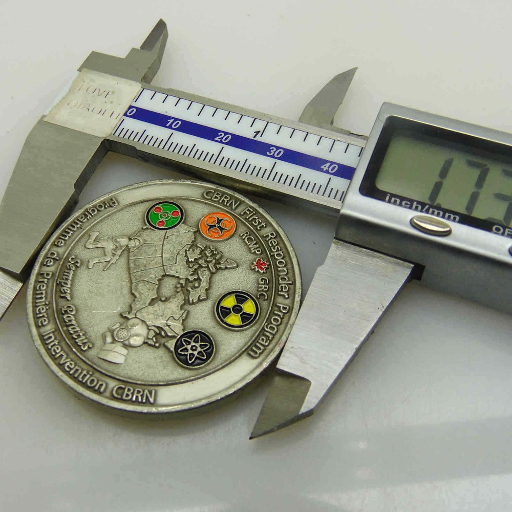 RCMP GRC CBRN FIRST RESPONDER PROGRAM CRITICAL INCIDENT PROGRAM CHALLENGE COIN