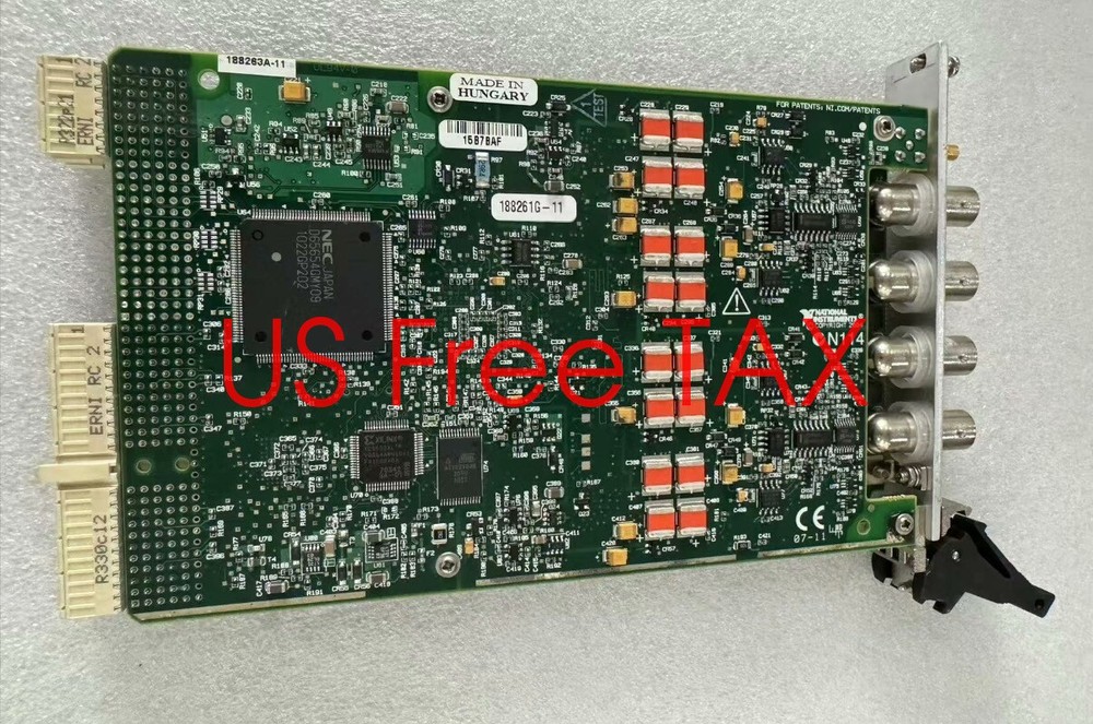 National Instruments PXI-4462 Sound and Vibration Module 100% testing completed