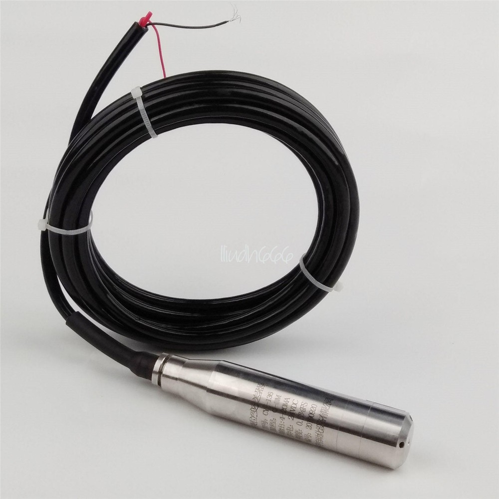 4-20MA 1.0m Range Water Level Transmitter Liquid Level Transducer Sensor