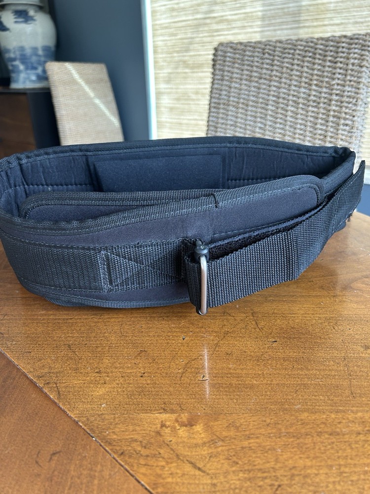 New Schiek Black Weightlifting Belt Size Large