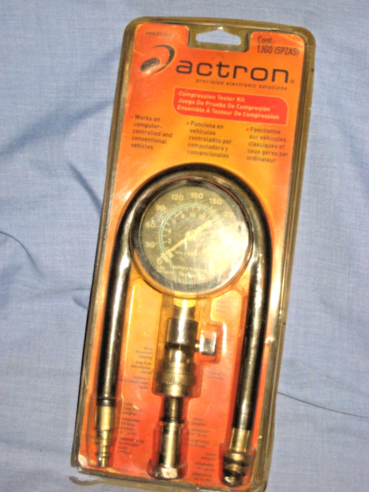 Actron Engine Compression Tester Kit 0-300 PSI Model CP7827 Compression Tester