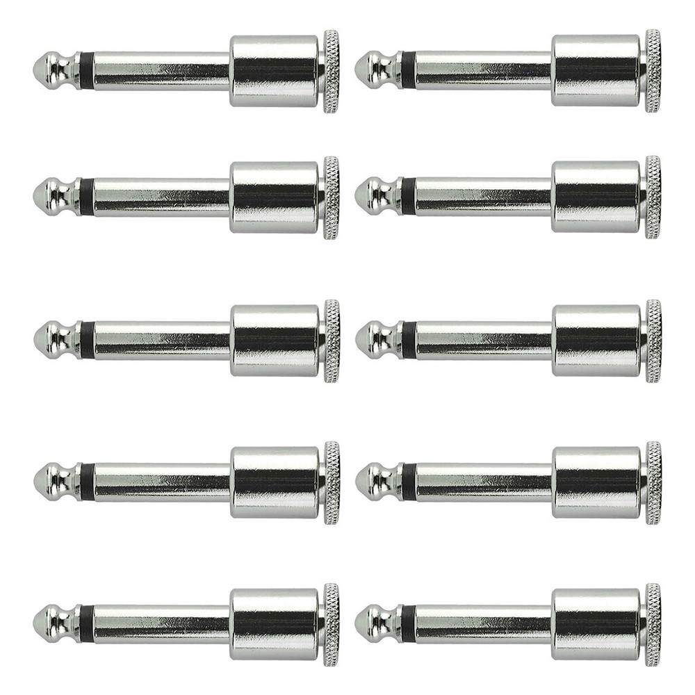 (10 Pack) George L's .155 Right Angle Solderless Cable Plugs