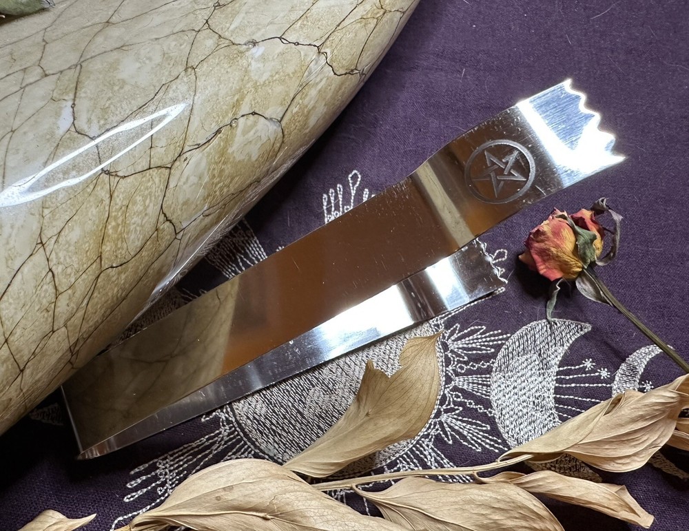 Pentacle Charcoal Tongs, Metaphysical, Altar Tool, Pagan, Witchcraft