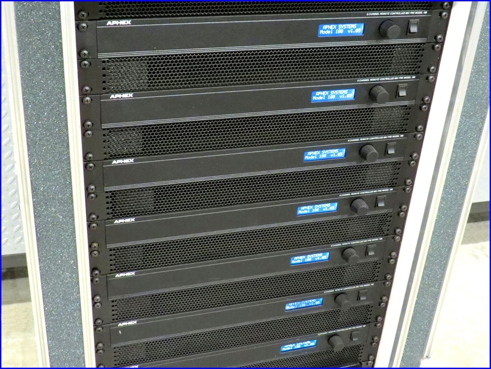 APHEX 188 8 64 CHANNEL MICROPHONE MIC PREAMP RME ADAT MADI SYSTEM & CONTROLLER