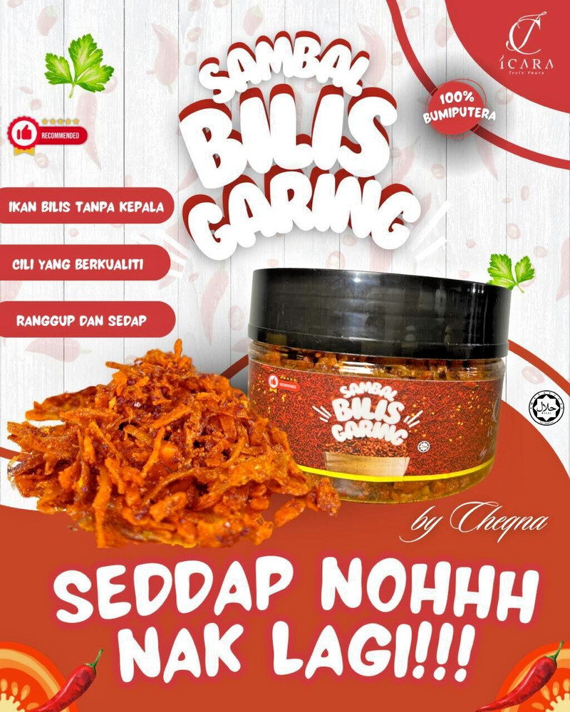 Sambal Bilis Garing (170g)