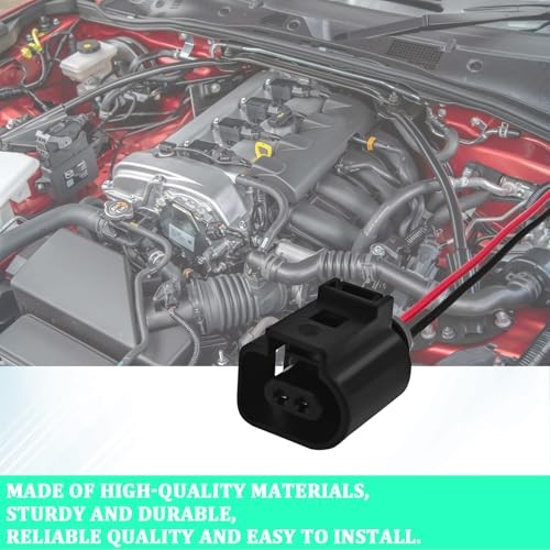 J0973702 Temperature Sensor Female Connector Wiring Harness Plug Replacement, 1