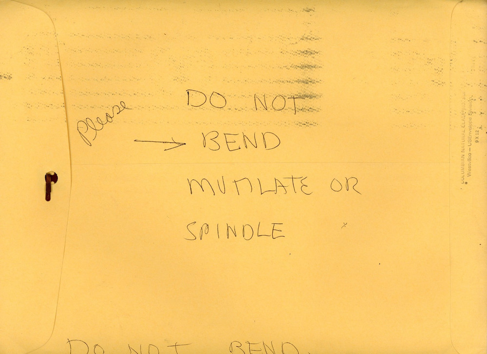 Roney Winfield - Illustrated Transmittal Envelope
