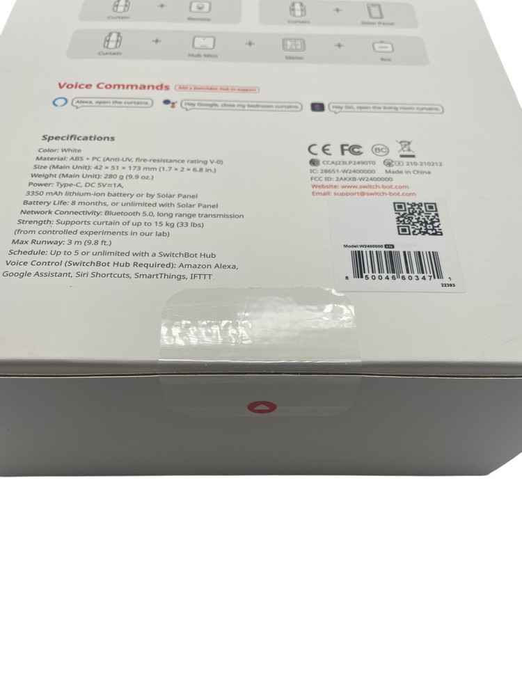SwitchBot Curtain 3 - Automatic Curtain Opener