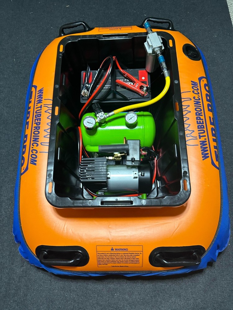 Hookah Diving Float raft with protective bottom cover and PVC frame