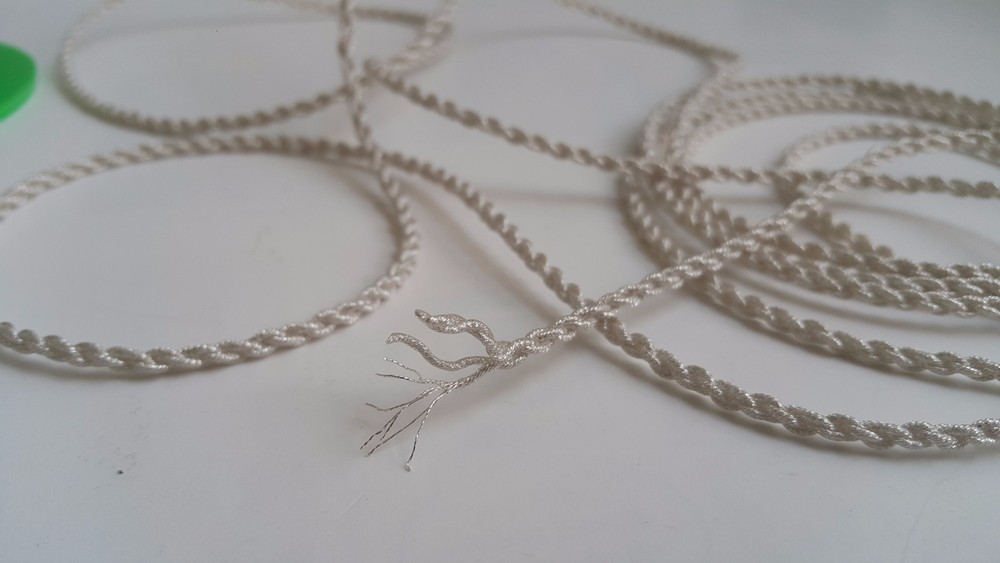 1meter high purity audio 4core Occ Silver Plated Soft Wire ITEM.19