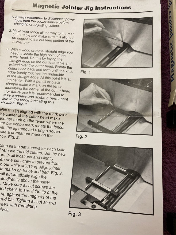 Rockler Magnetic Jointer Jig