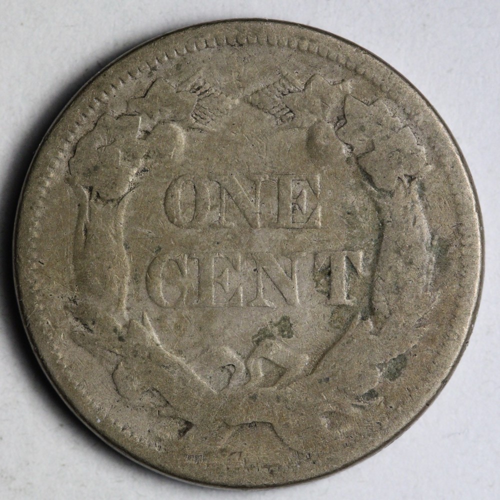 1858 SL Flying Eagle Cent Penny VG E103 IVNN