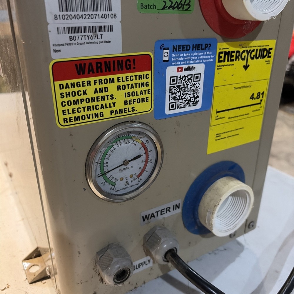 Pool Heater Fibro 120