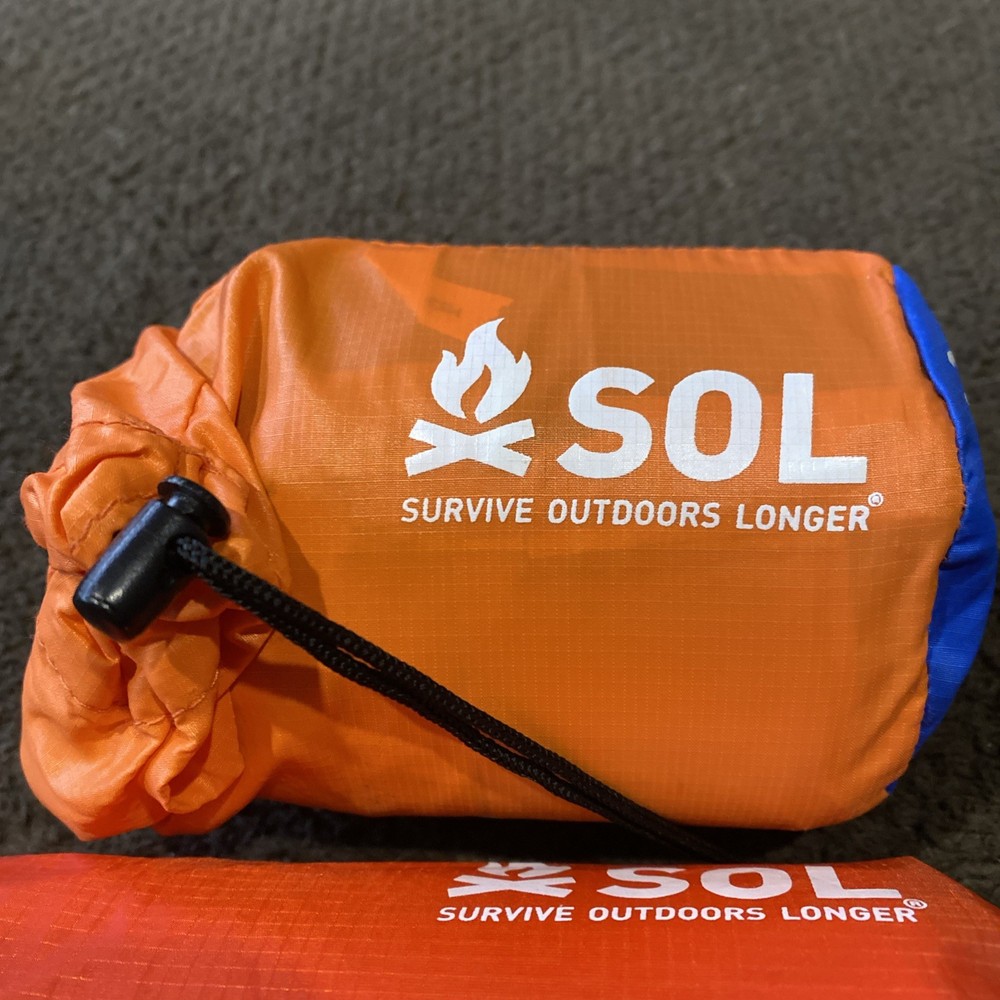 Sol Bivvy Emergency Sheets 1-Regular With Whistle And 1-XL