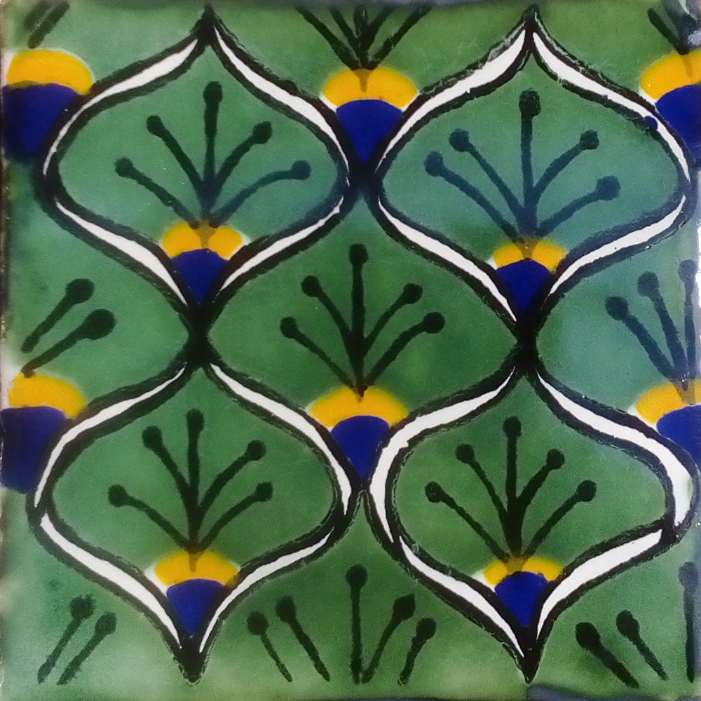 #C056 MEXICAN CERAMIC HANDMADE TALAVERA TILE SETS